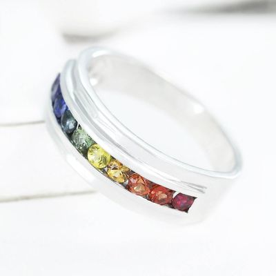 BERLIN RING IN STERLING SILVER by EQUALLI.COM