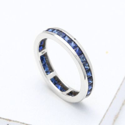NEW YORK BLUE RING 3 CT IN 14K GOLD by EQUALLI.COM 