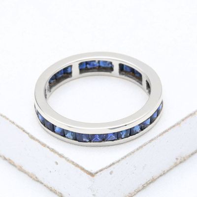 NEW YORK BLUE RING 4 CT IN 14K GOLD by EQUALLI.COM 