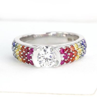 TOKYO RING IN STERLING SILVER by EQUALLI.COM
