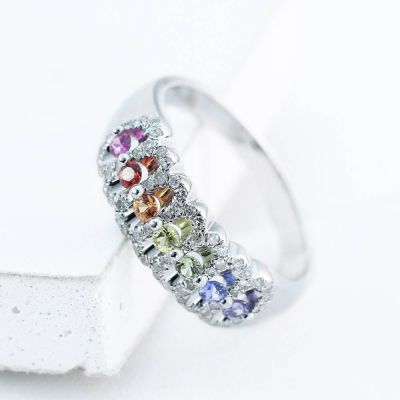 PARIS RING 0.66 CT in 14K WHITE GOLD by EQUALLI.COM