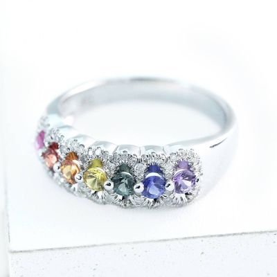PARIS RING 1.07CT in 14K WHITE GOLD by EQUALLI.COM