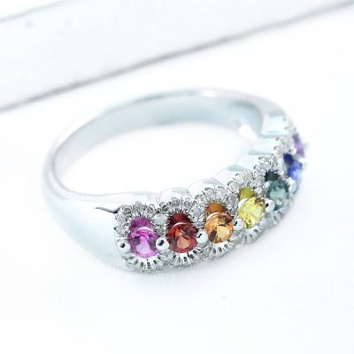 PARIS RING 1.07CT in 14K WHITE GOLD by EQUALLI.COM