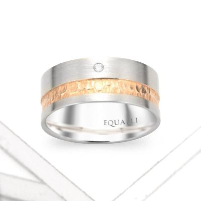 TROILUS ENGAGEMENT RING IN 14K GOLD WITH DIAMOND by Equalli.com