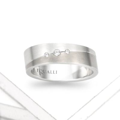 NARCISSUS ENGAGEMENT RING IN 14K GOLD WITH DIAMOND by Equalli.com