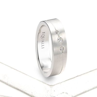 APOLLO ENGAGEMENT RING IN 14K GOLD WITH DIAMOND by Equalli.com