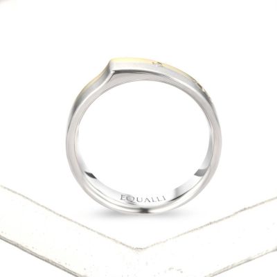 BRANCHUS ENGAGEMENT RING IN 14K GOLD WITH DIAMOND by Equalli.com