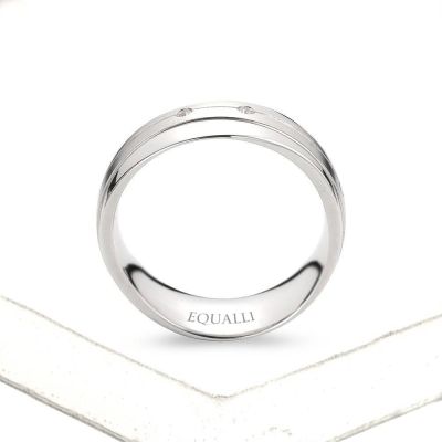 IAPIS ENGAGEMENT RING IN 14K GOLD WITH DIAMOND by Equalli.com