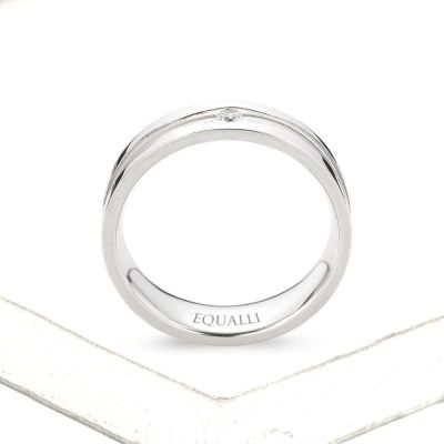 DAPHNIS ENGAGEMENT RING IN 14K GOLD WITH DIAMOND by Equalli.com