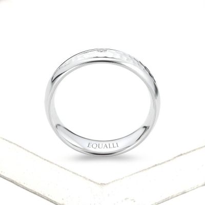 AMPELUS ENGAGEMENT RING IN 14K GOLD RING WITH DIAMOND by Equalli.com 