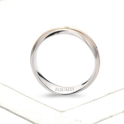 HERACLES ENGAGEMENT RING IN 14K GOLD WITH DIAMOND by Equalli.com