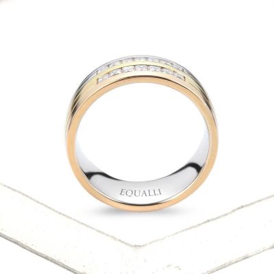 IOLAUS ENGAGEMENT RING IN 14K GOLD WITH DIAMOND by Equalli.com 