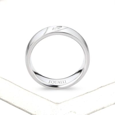 IANTHE ENGAGEMENT RING IN 14K GOLD WITH DIAMOND by Equalli.com