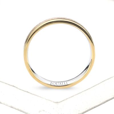 POSEIDON ENGAGEMENT RING IN 14K GOLD by Equalli.com