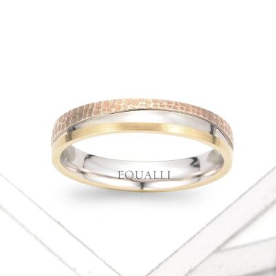 POSEIDON ENGAGEMENT RING IN 14K GOLD by Equalli.com