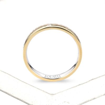 POSEIDON ENGAGEMENT RING IN 14K GOLD WITH DIAMOND by Equalli.com