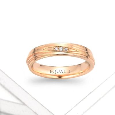 POLYEIDOS ENGAGEMENT RING IN 14K GOLD WITH DIAMOND by Equalli.com