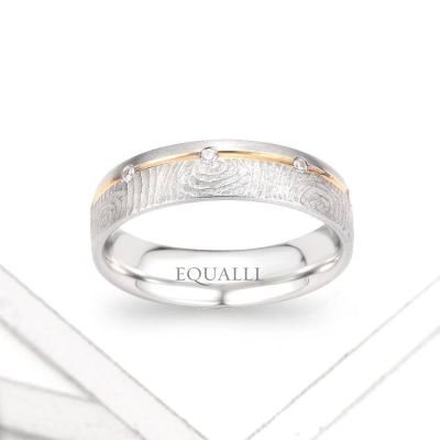 GLAUCUS ENGAGEMENT RING IN 14K GOLD WITH DIAMOND by Equalli.com