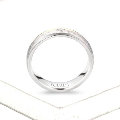 ORPHEUS ENGAGEMENT RING IN 14K GOLD WITH DIAMOND by Equalli.com