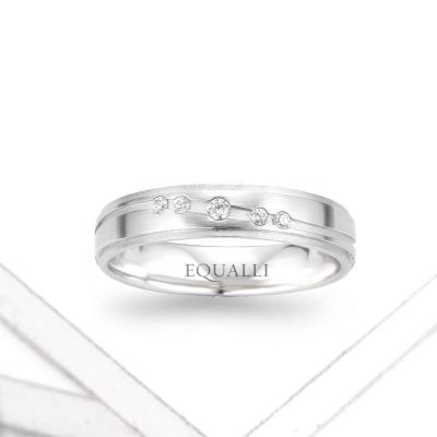 KALAIS ENGAGEMENT RING IN 14K GOLD WITH DIAMOND by Equalli.com