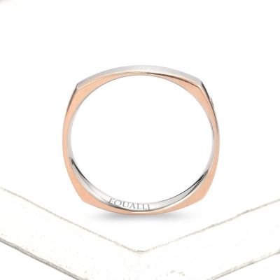 SILVANUS ENGAGEMENT RING IN 14K GOLD WITH DIAMOND by Equalli.com