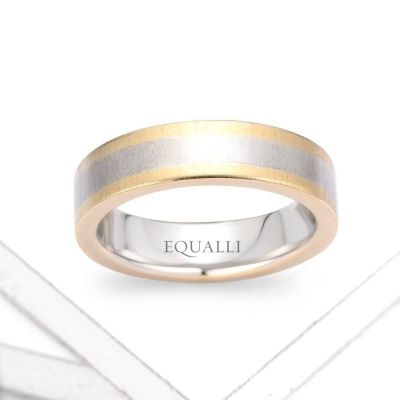 GANYMEDE WEDDING RINGS IN 14K GOLD by Equalli.com