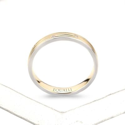 HERMES  ENGAGEMENT RING IN 14K GOLD WITH DIAMOND by Equalli.com