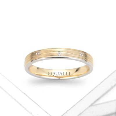 HERMES  ENGAGEMENT RING IN 14K GOLD WITH DIAMOND by Equalli.com