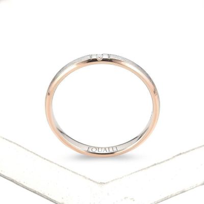 HERCULES  ENGAGEMENT RING IN 14K GOLD WITH DIAMOND by Equalli.com