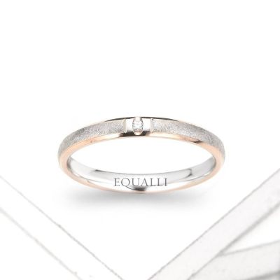 HERCULES  ENGAGEMENT RING IN 14K GOLD WITH DIAMOND by Equalli.com