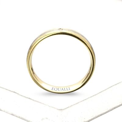 HIMEROS ENGAGEMENT RING IN 14K GOLD WITH DIAMOND by Equalli.com