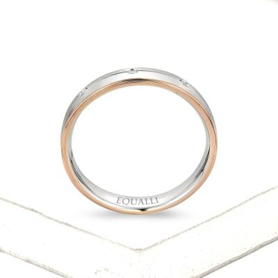 LEUCIPPUS ENGAGEMENT RING IN 14K GOLD WITH DIAMOND by Equalli.com