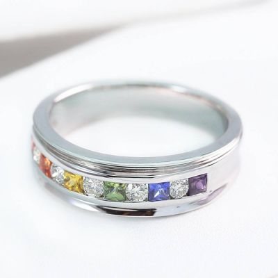 TEL AVIV RING IN STERLING SILVER by EQUALLI.COM