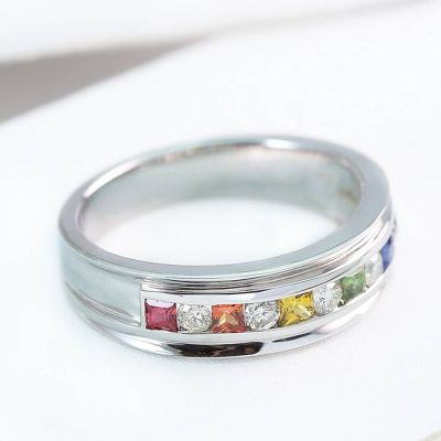 TEL AVIV RING IN STERLING SILVER by EQUALLI.COM