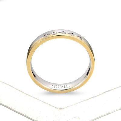 ARES ENGAGEMENT RING IN 14K GOLD WITH DIAMOND by Equalli.com