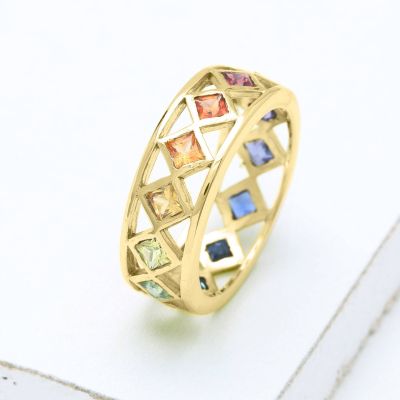 ST.LOUIS RING IN 14K GOLD by EQUALLI.COM