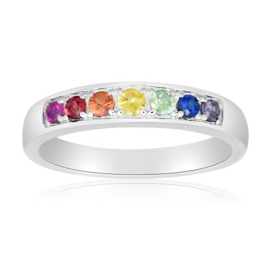 DA NANG BOHO STACKABLE RING IN SOLID SILVER BAND UNISEX