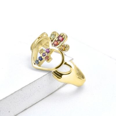 DUBLIN CLADDAGH CELTIC RING IN 14K GOLD BY EQUALLI.COM