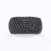 BURLINGTON AT NIGHT RING IN STERLING SILVER by EQUALLI.COM