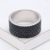 AUSTIN AT NIGHT RING IN STERLING SILVER by EQUALLI.COM