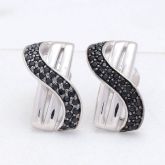 BERKELEY AT NIGHT EARRINGS IN STERLING SILVER by EQUALLI.COM