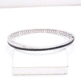 PALERMO AT NIGHT BANGLE IN STERLING SILVER by EQUALLI.COM