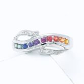 CURAQAO RING IN STERLING SILVER by EQUALLI.COM