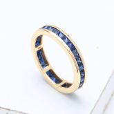 NEW YORK BLUE RING 5 CT IN 14K GOLD by EQUALLI.COM 