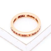 NEW YORK ORANGE RING 3 CT IN 14K GOLD by EQUALLI.COM 