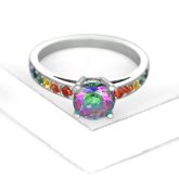 LAS VEGAS TOPAZ RING IN STERLING SILVER by EQUALLI.COM