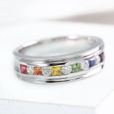TEL AVIV RING IN STERLING SILVER by EQUALLI.COM