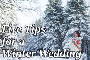 5 Tips for a Winter Wedding